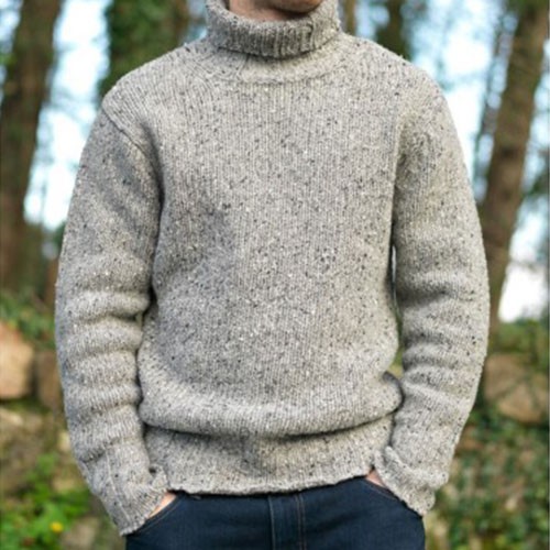 Donegal Wool Turtleneck Sweater | Celtic On Main